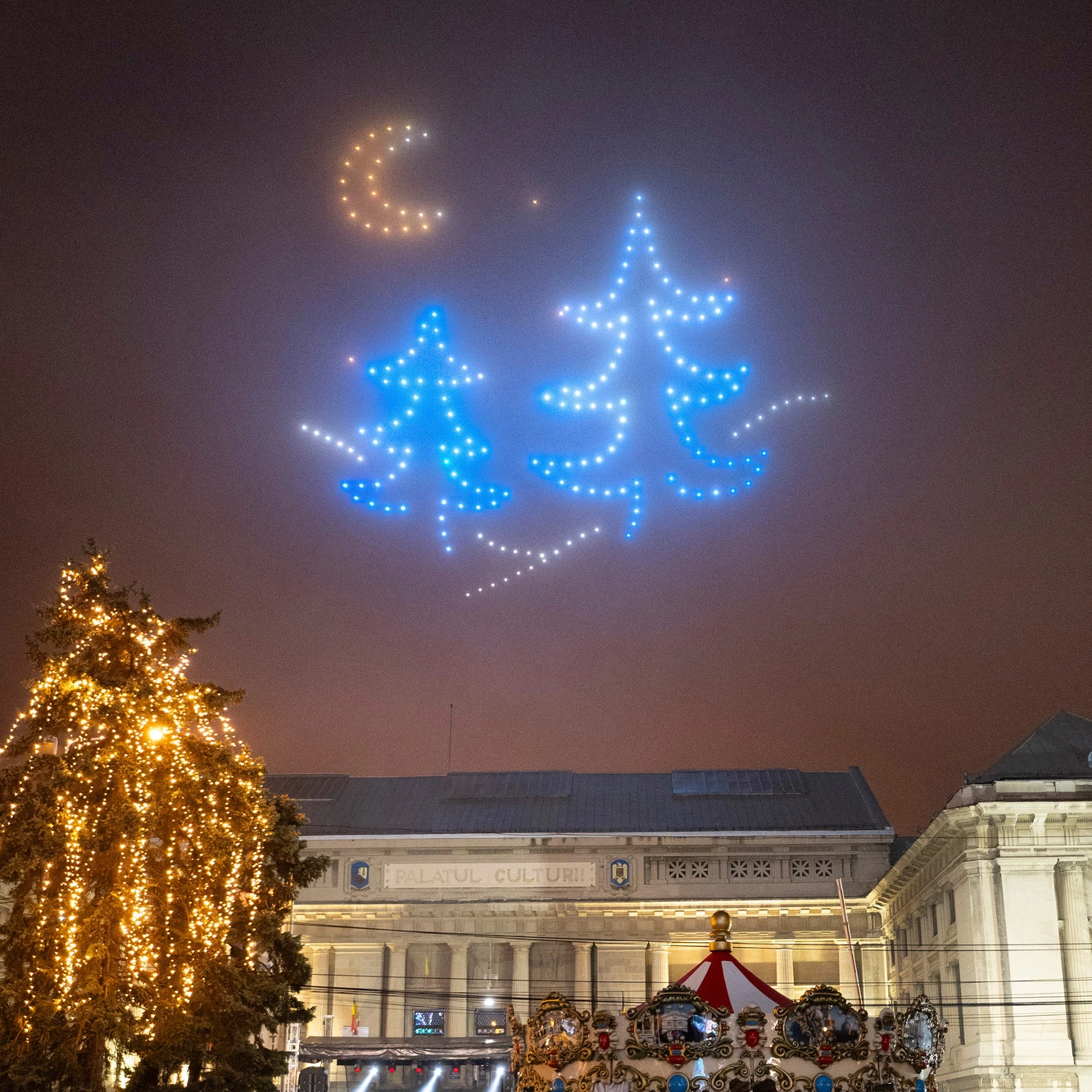 Ploiești – Santa Claus’ Republic — FLYSTACK drone show