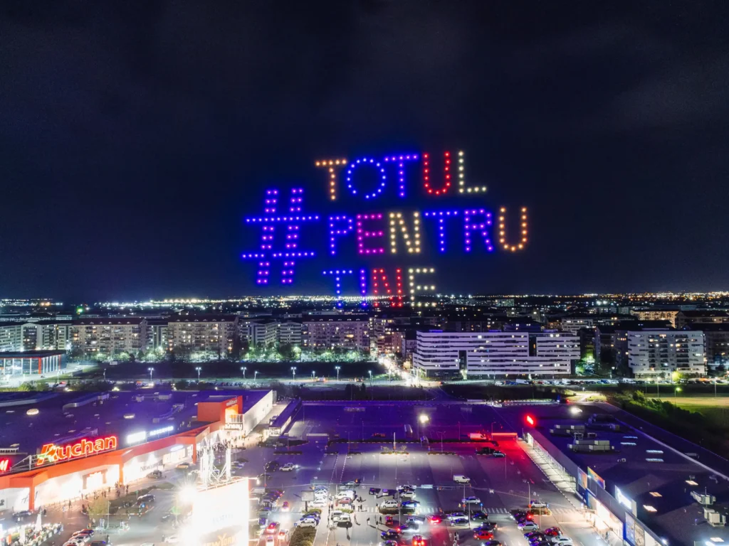 Militari Shopping City — FLYSTACK drone show