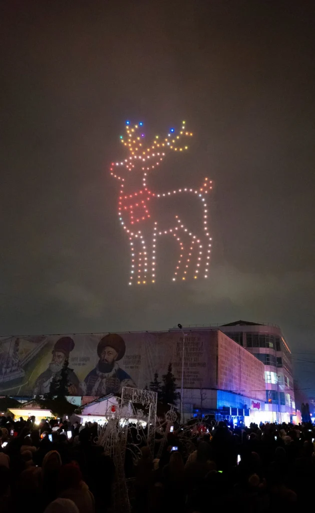 Târgoviște – Santa Claus’ Village — FLYSTACK drone show