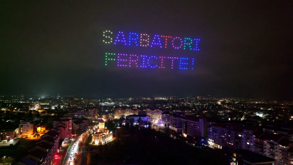 Târgoviște – Santa Claus’ Village — FLYSTACK drone show