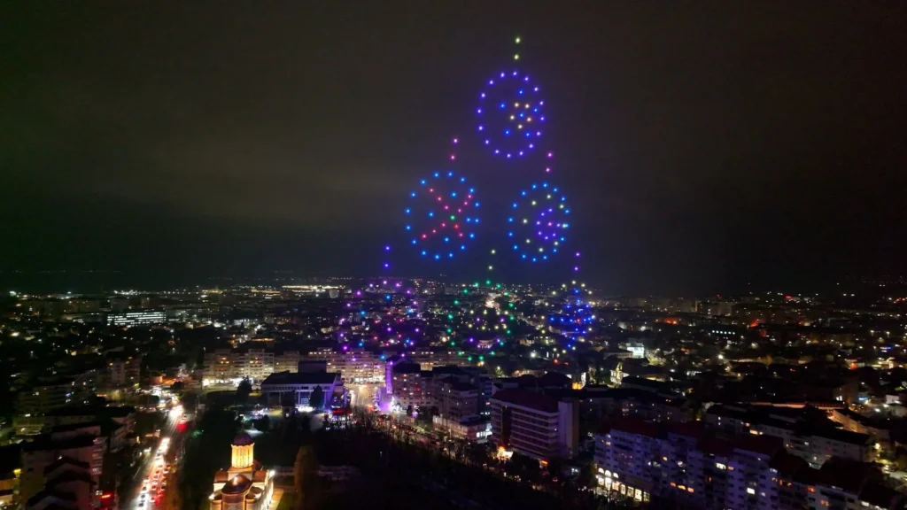 Târgoviște – Santa Claus’ Village — FLYSTACK drone show