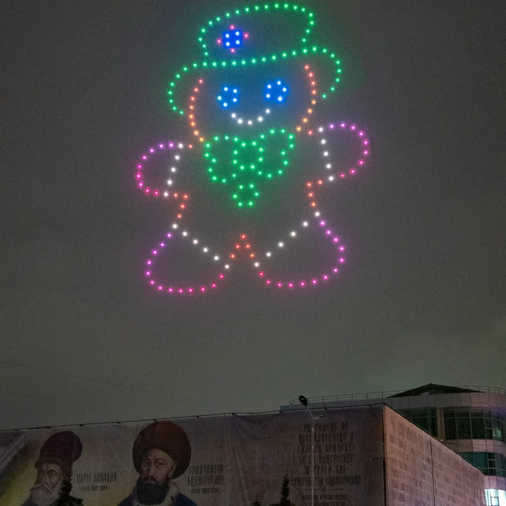 Târgoviște – Santa Claus’ Village — FLYSTACK drone show