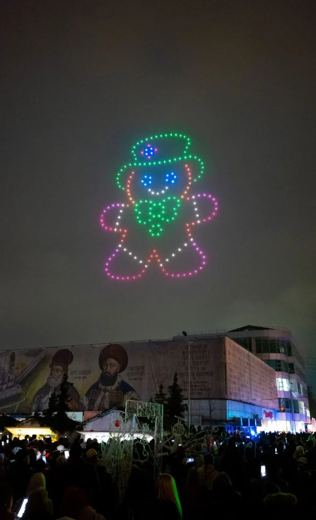 Târgoviște – Santa Claus’ Village — FLYSTACK drone show