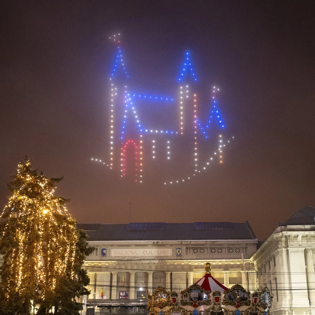 Ploiești – Santa Claus’ Republic — FLYSTACK drone show
