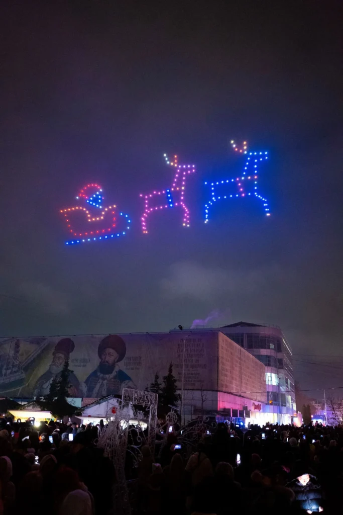 Târgoviște – Santa Claus’ Village — FLYSTACK drone show