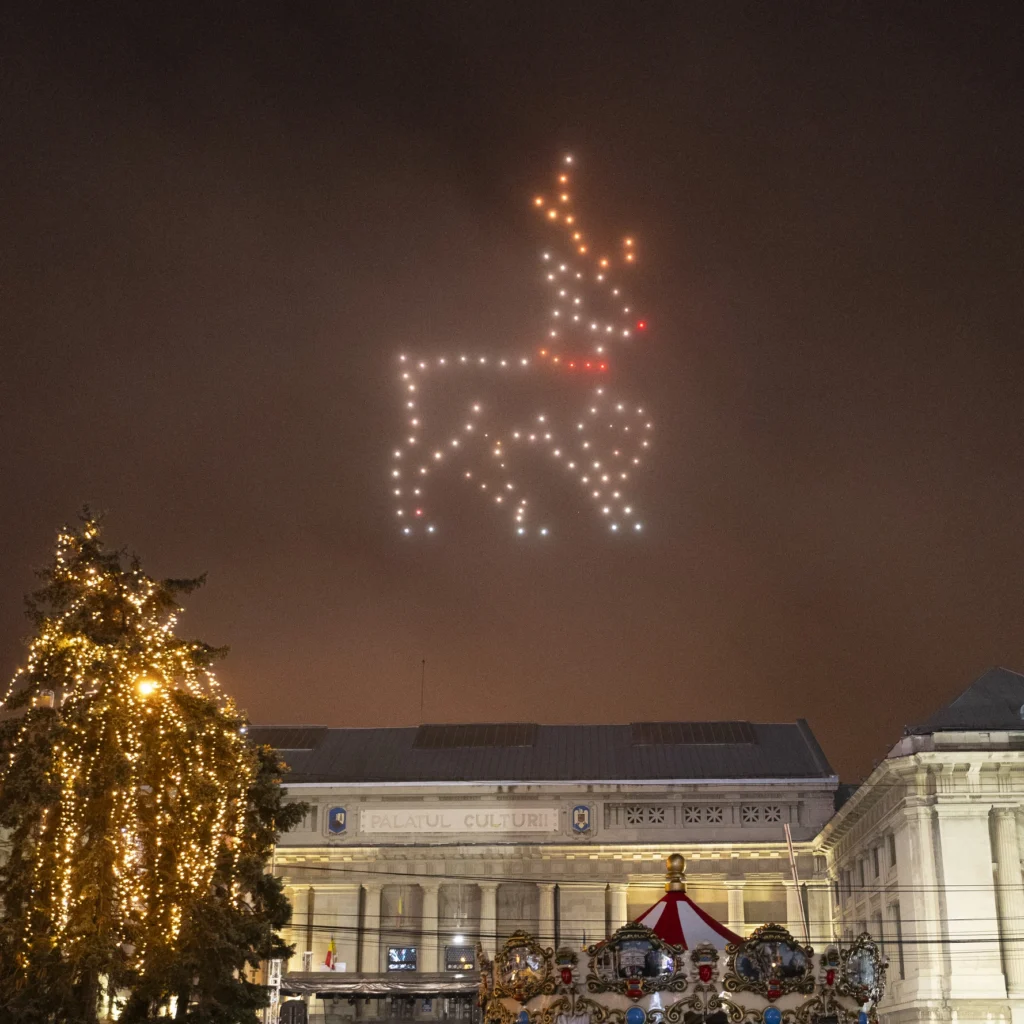Ploiești – Santa Claus’ Republic — FLYSTACK drone show