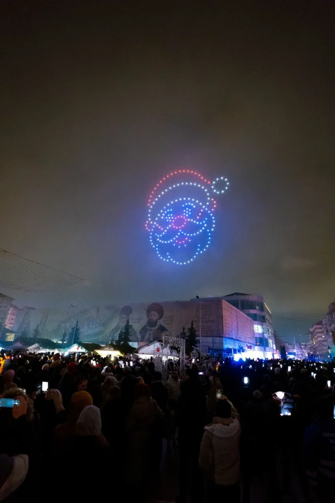 Târgoviște – Santa Claus’ Village — FLYSTACK drone show