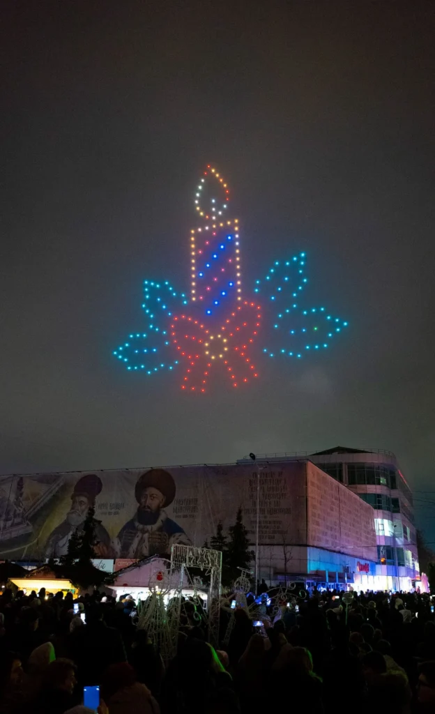 Târgoviște – Santa Claus’ Village — FLYSTACK drone show