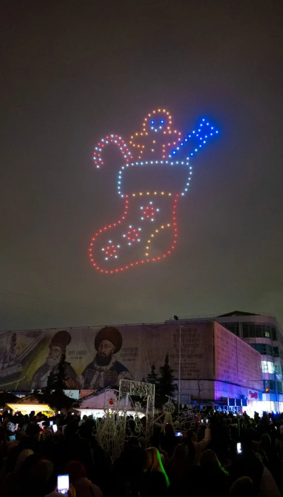 Târgoviște – Santa Claus’ Village — FLYSTACK drone show