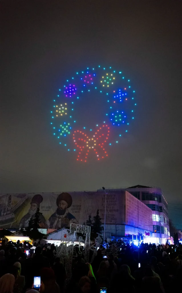 Târgoviște – Santa Claus’ Village — FLYSTACK drone show