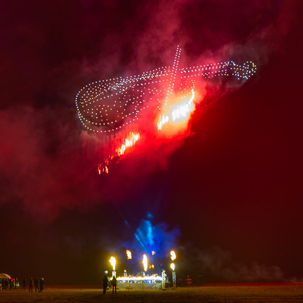 ART IS ALIVE — FLYSTACK drone show