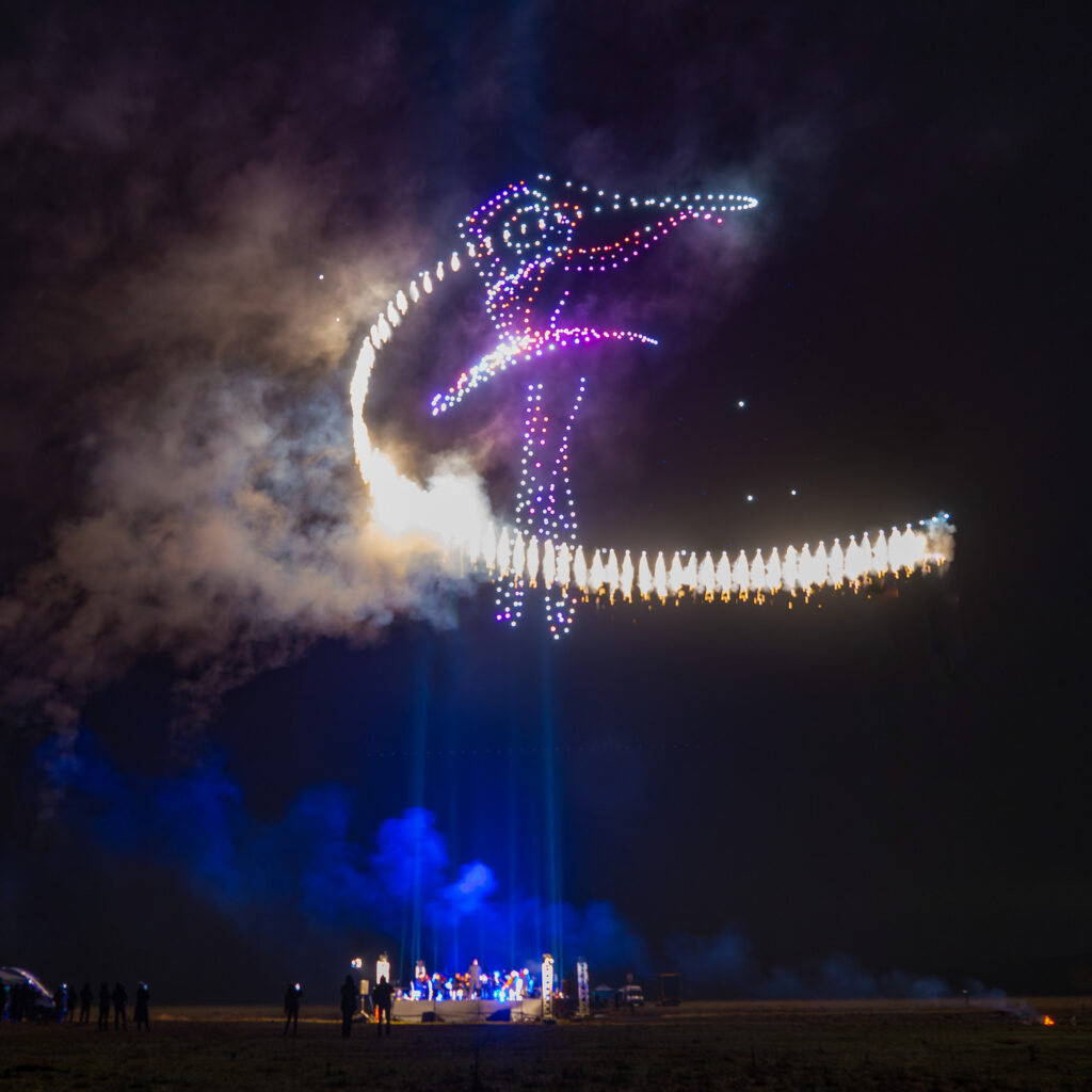 ART IS ALIVE — FLYSTACK drone show
