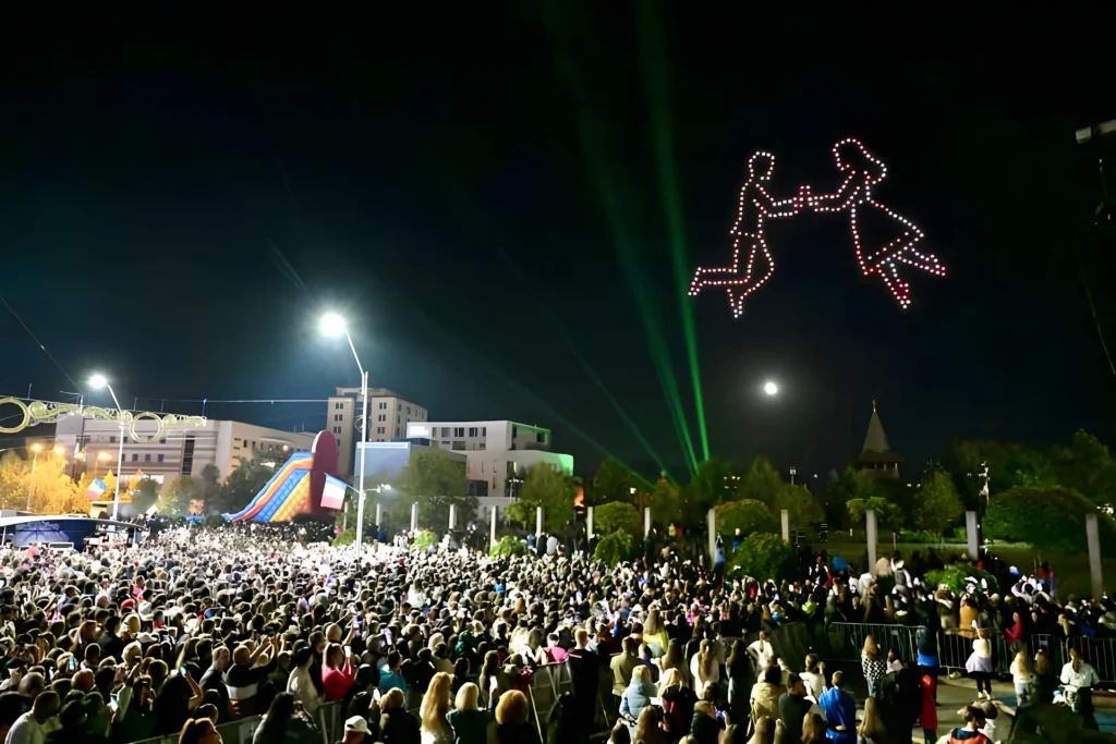 Baia Mare — FLYSTACK drone show
