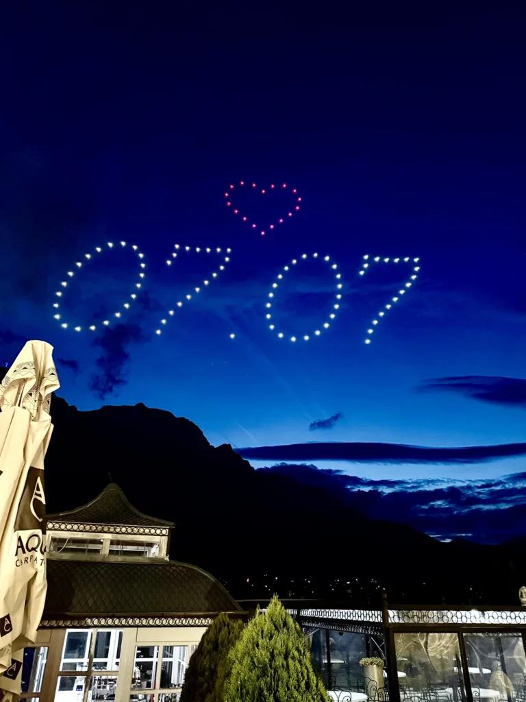 Castelul Cantacuzino — FLYSTACK drone show