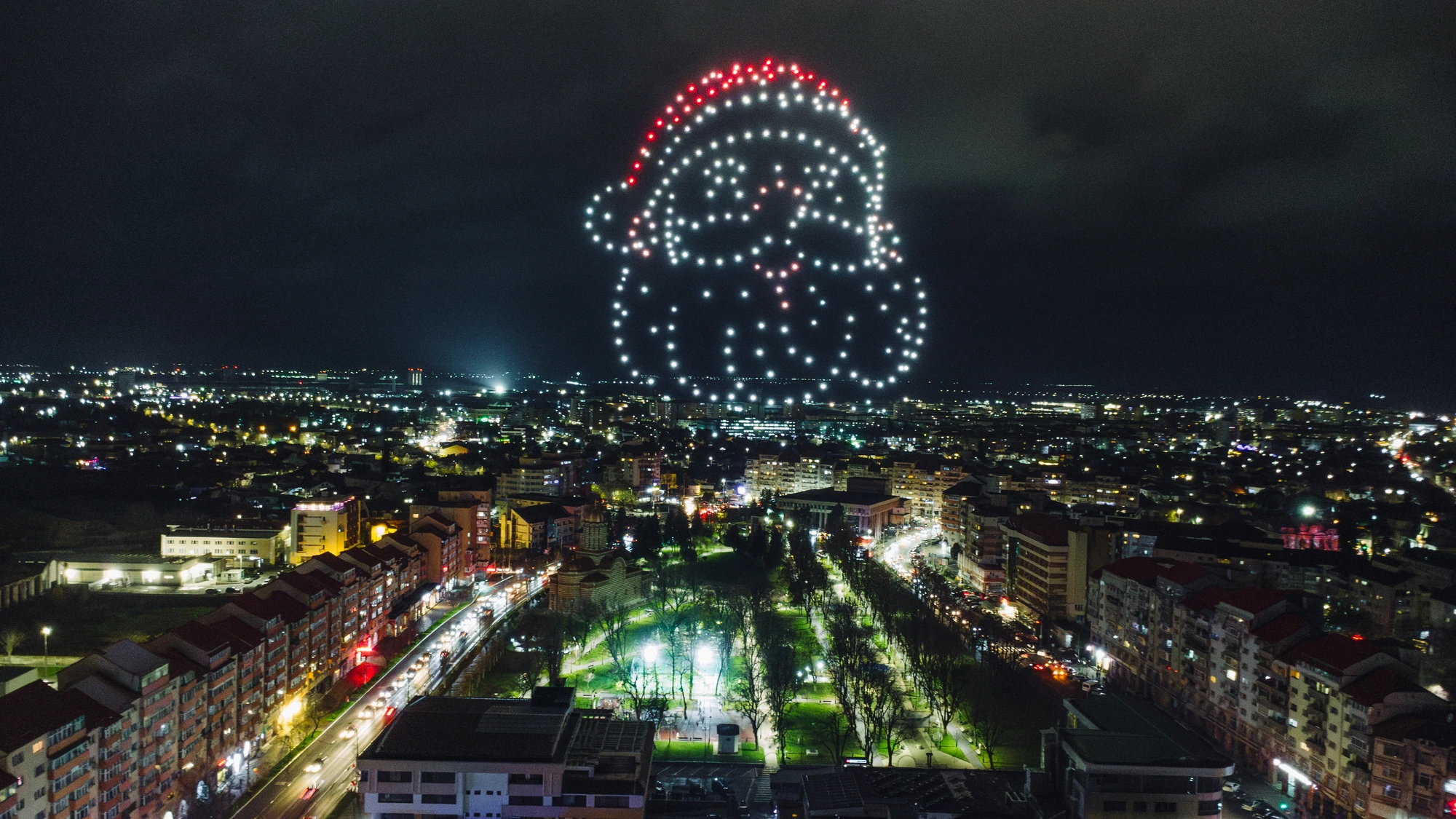 Târgoviște Christmas Market — FLYSTACK drone show