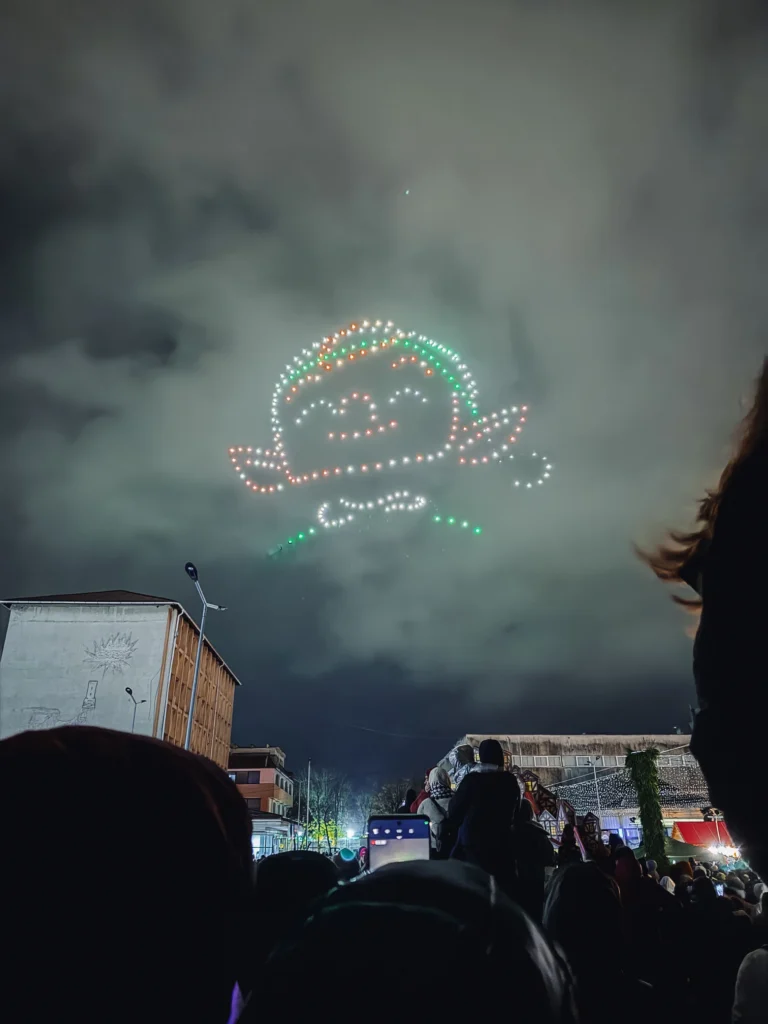 Târgoviște Christmas Market — FLYSTACK drone show