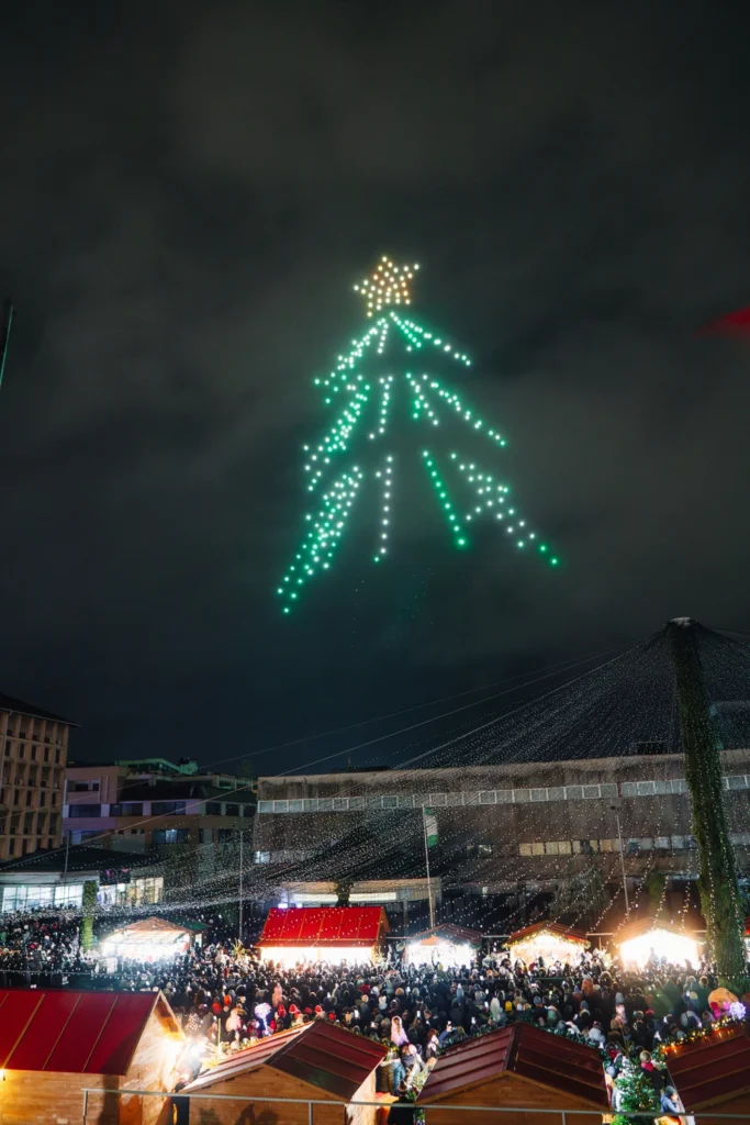 Târgoviște Christmas Market — FLYSTACK drone show