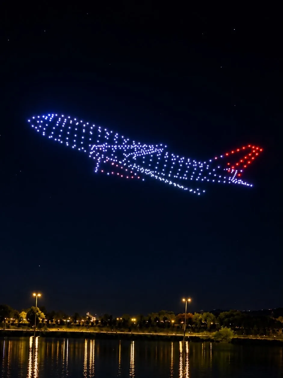 Domeniul Lupaș — FLYSTACK drone show
