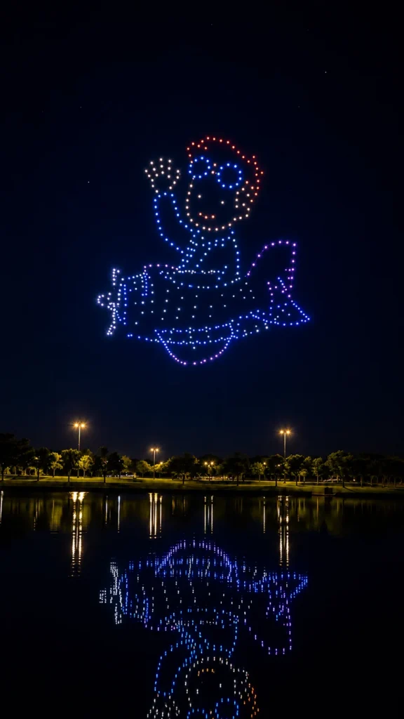 Domeniul Lupaș — FLYSTACK drone show