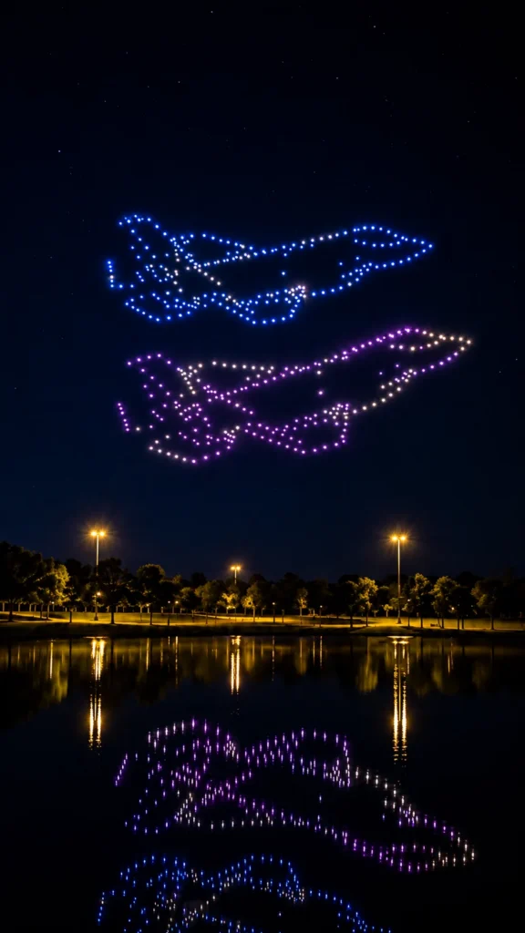 Domeniul Lupaș — FLYSTACK drone show