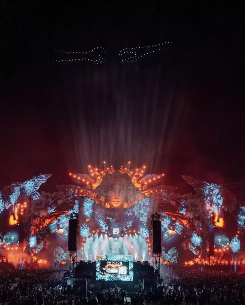 Festivalul Untold — FLYSTACK drone show
