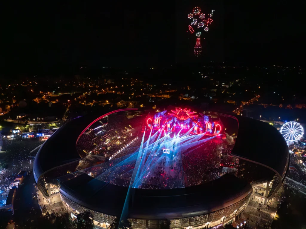 Festivalul Untold — FLYSTACK drone show