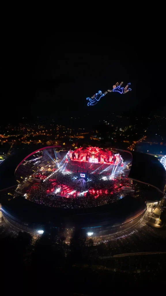 Festivalul Untold — FLYSTACK drone show