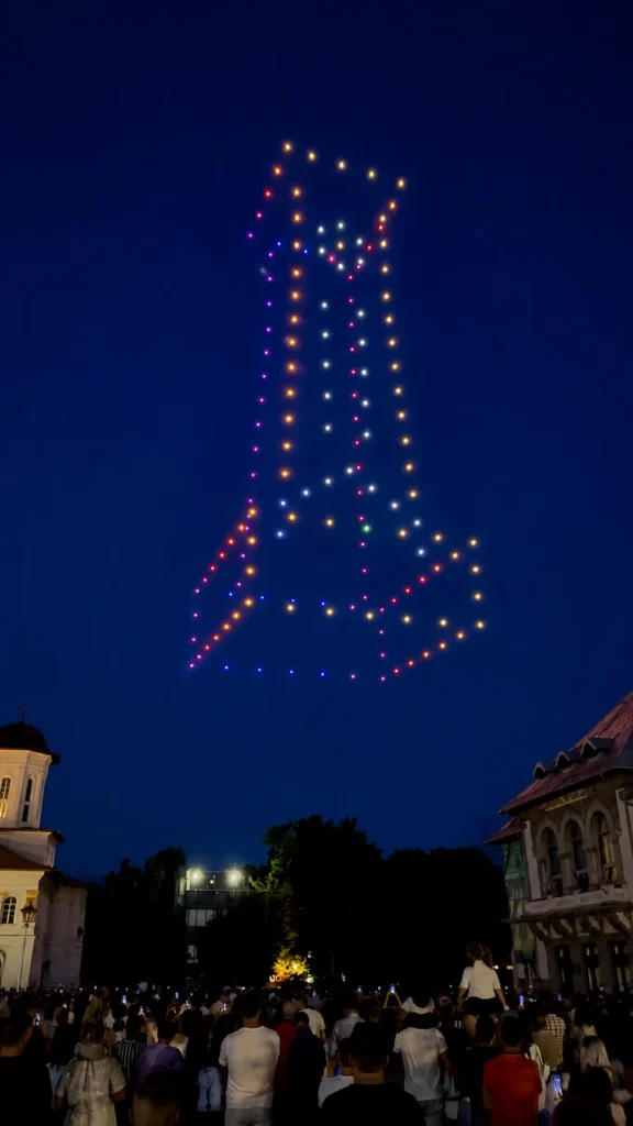 Focsani — FLYSTACK drone show