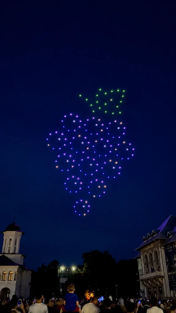 Focsani — FLYSTACK drone show