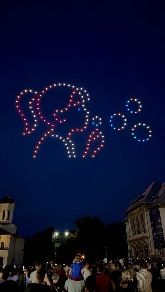 Focsani — FLYSTACK drone show