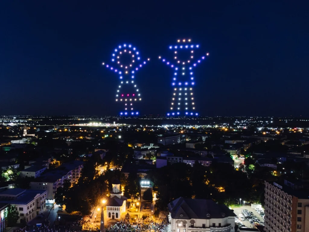 Focșani — FLYSTACK drone show