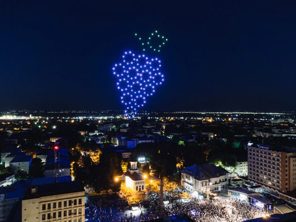 Focșani — FLYSTACK drone show