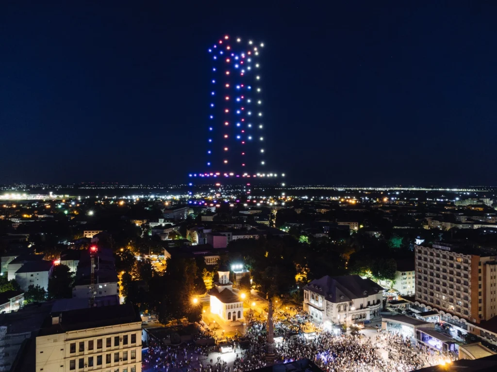 Focșani — FLYSTACK drone show