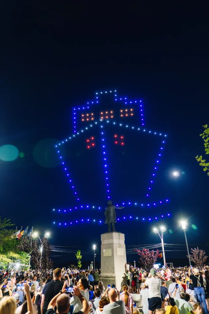 Galați — FLYSTACK drone show