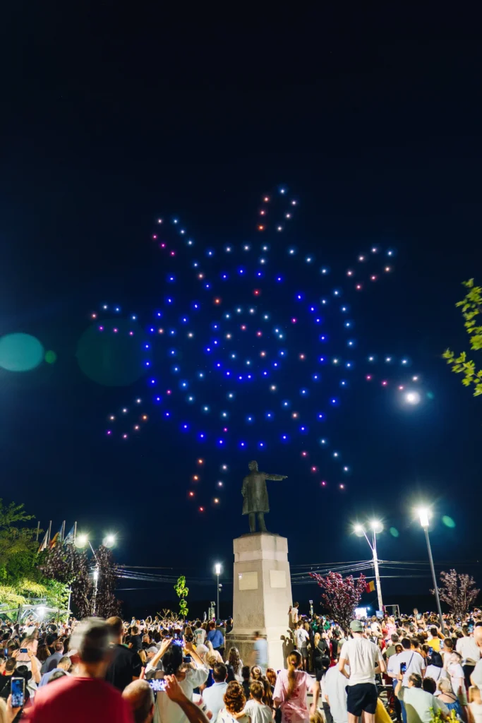 Galați — FLYSTACK drone show
