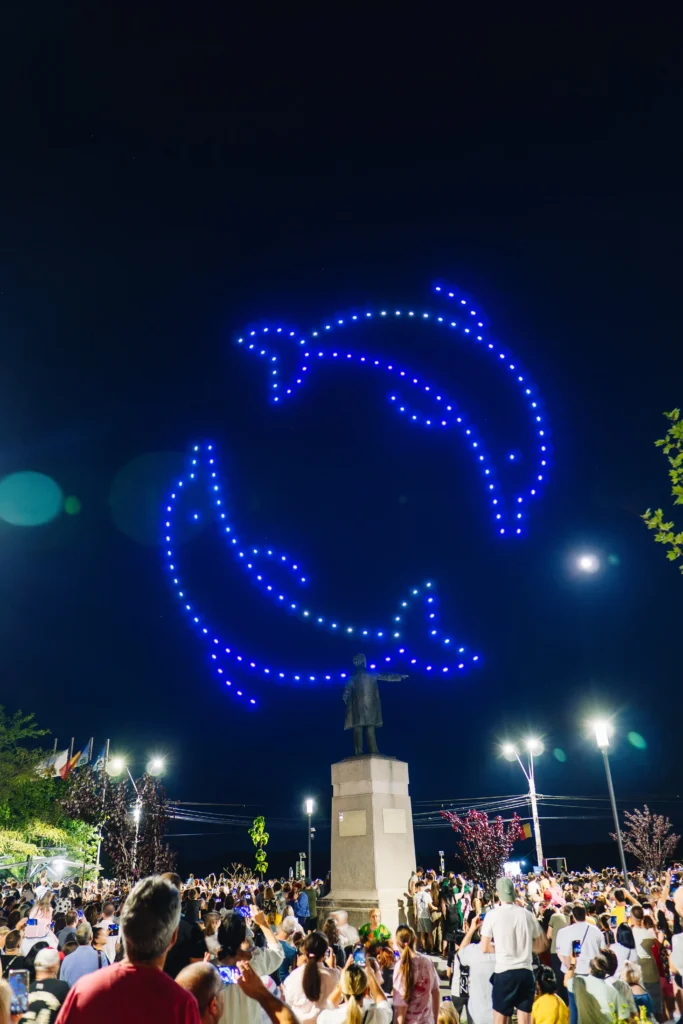 Galați — FLYSTACK drone show