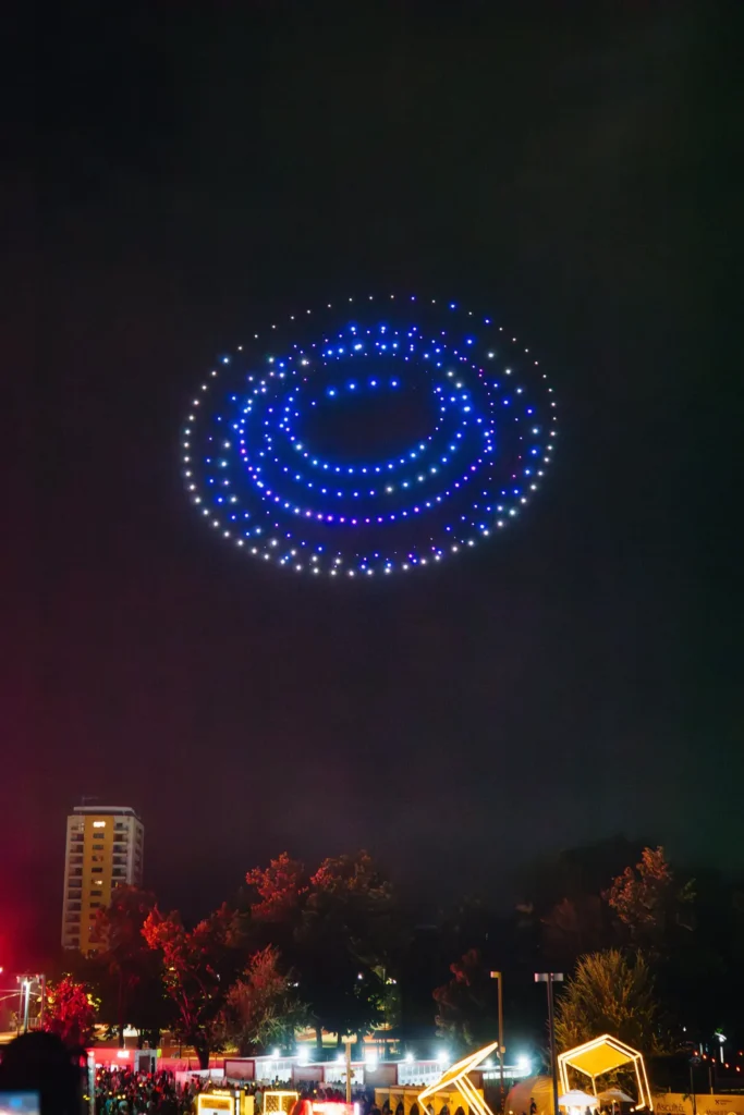 Hell x NEVERSEA KAPITAL — FLYSTACK drone show