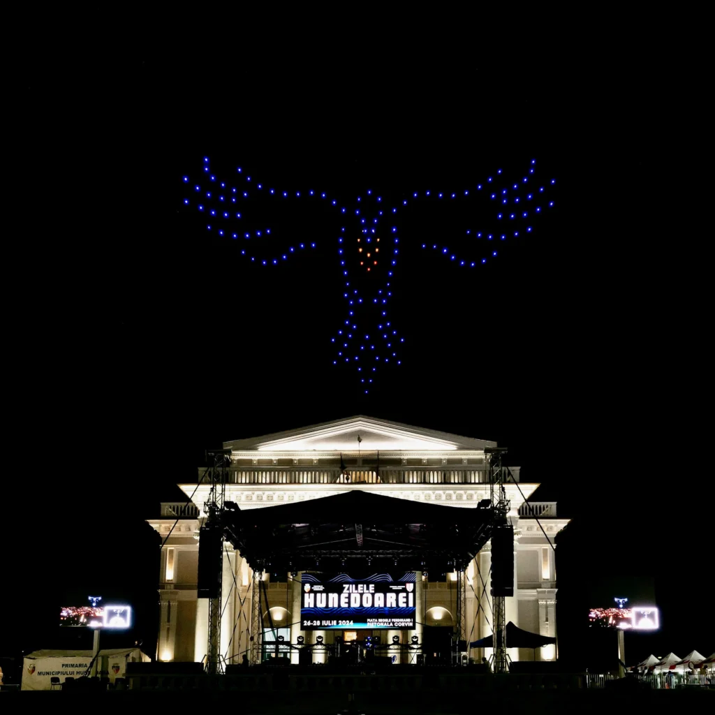 Hunedoara — FLYSTACK drone show