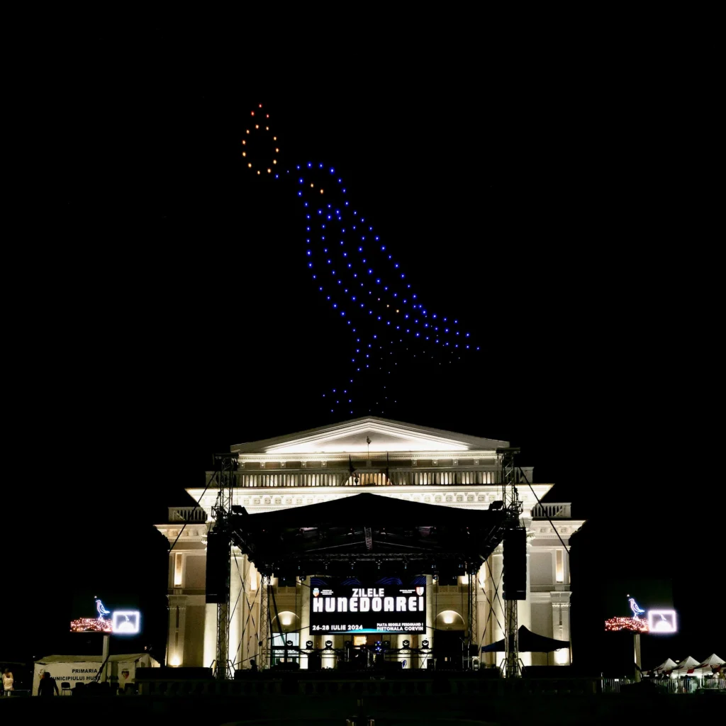 Hunedoara — FLYSTACK drone show