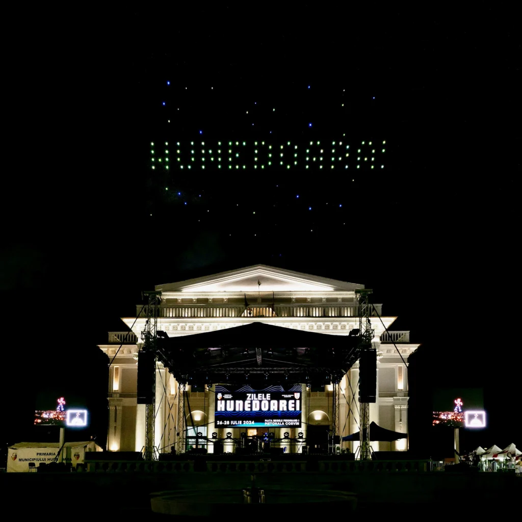 Hunedoara — FLYSTACK drone show