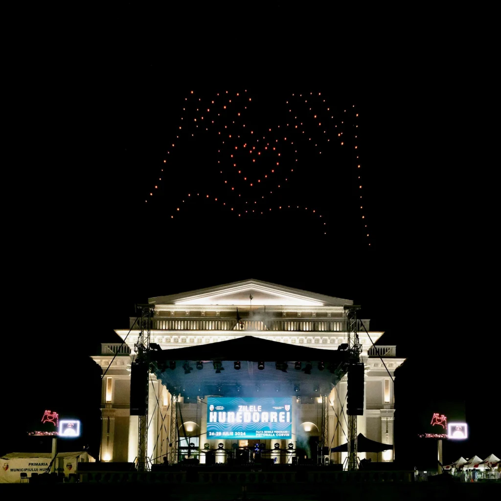 Hunedoara — FLYSTACK drone show