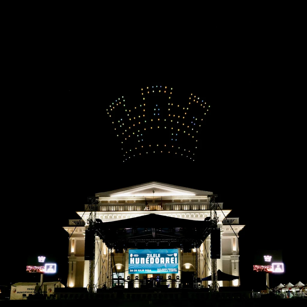 Hunedoara — FLYSTACK drone show