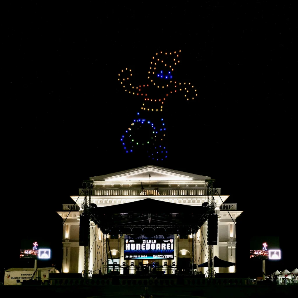 Hunedoara — FLYSTACK drone show
