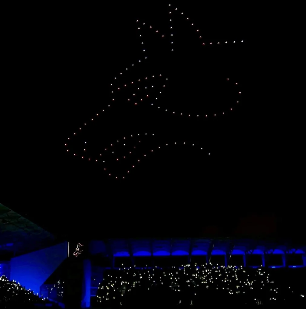 Petrolul Ploiești Centenarul — FLYSTACK drone show