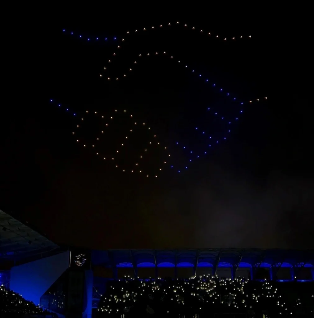 Petrolul Ploiești Centenarul — FLYSTACK drone show