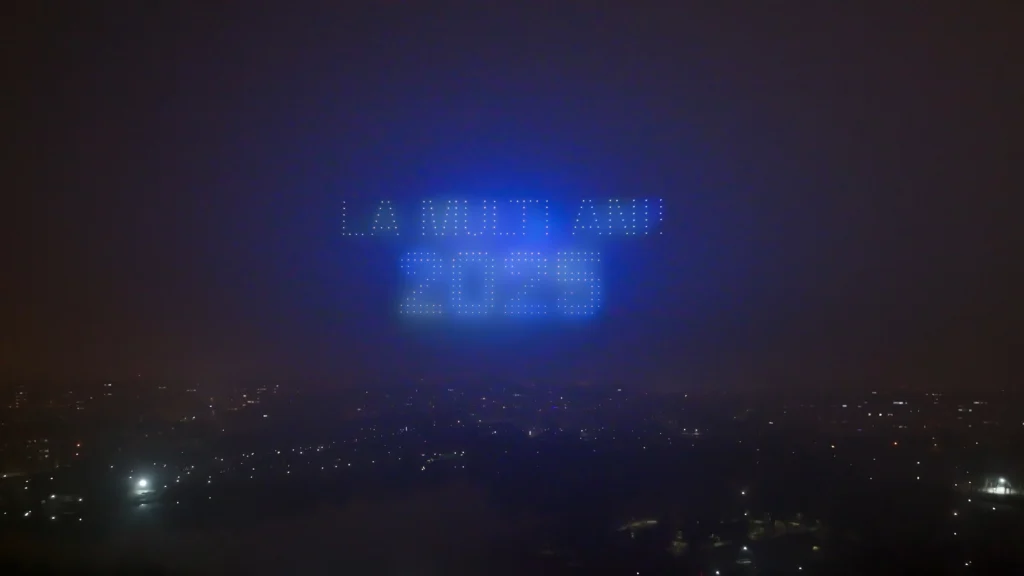New Year – Ior Park, București — FLYSTACK drone show