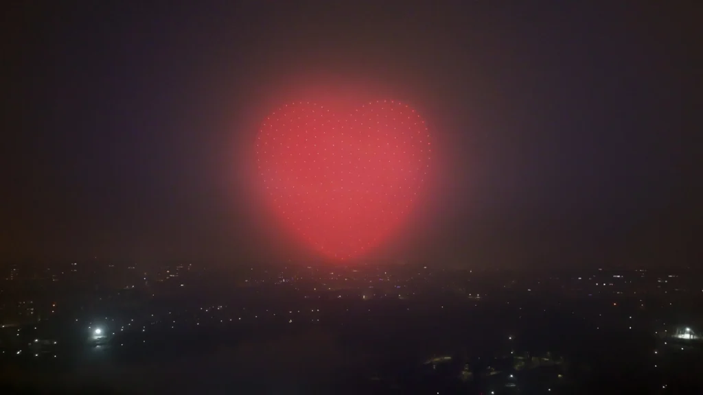 New Year – Ior Park, București — FLYSTACK drone show