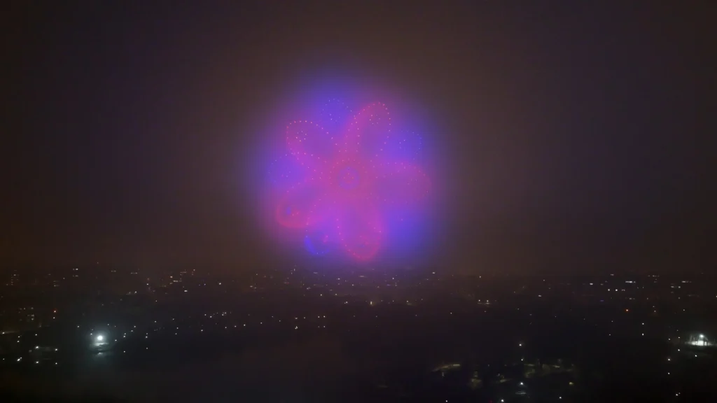 New Year – Ior Park, București — FLYSTACK drone show