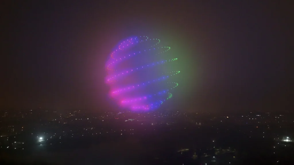 New Year – Ior Park, București — FLYSTACK drone show