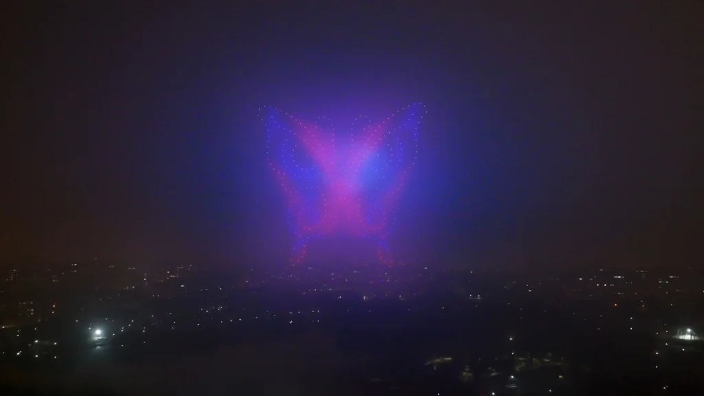 New Year – Ior Park, București — FLYSTACK drone show
